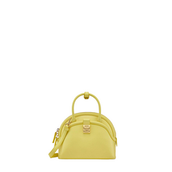 MCM ANNA TOTE IN SPANISH LEATHER (LIMELIGHT)