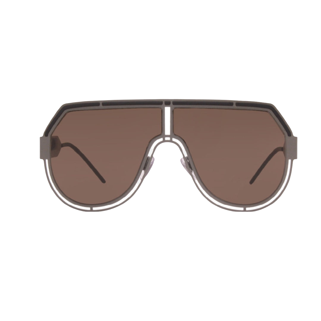 DOLCE & GABBANA MATTE BRONZE SUNGLASSES