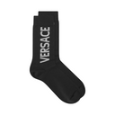 VERSACE LOGO SOCKS BLACK/WHITE