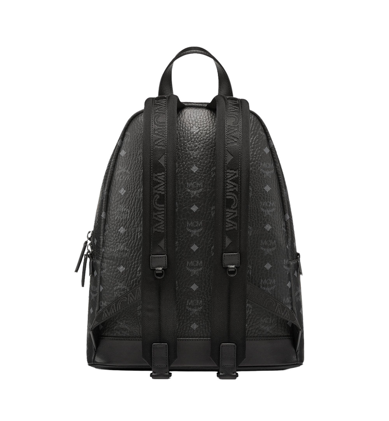 MCM Stark Backpack in Visetos BLACK