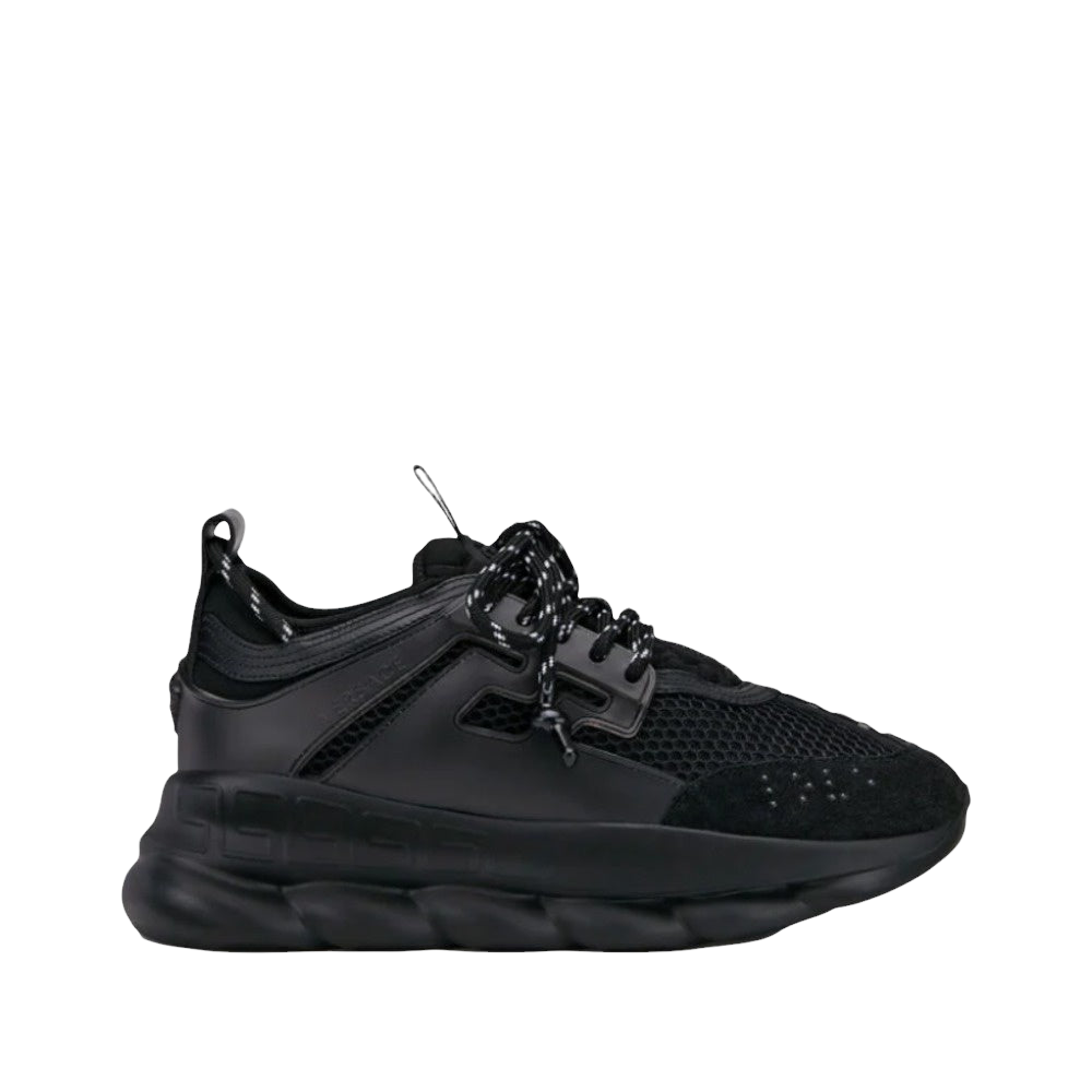 VERSACE CHAIN REACTION SNEAKERS-BLACK