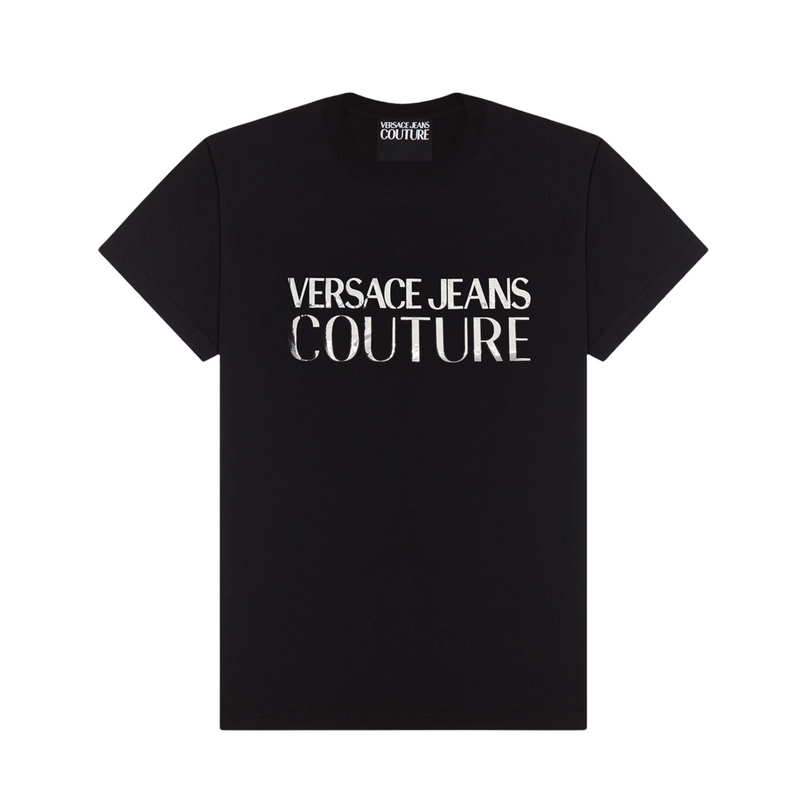 VERSACE JEANS COUTURE LOGO T-SHIRT  (SILVER)