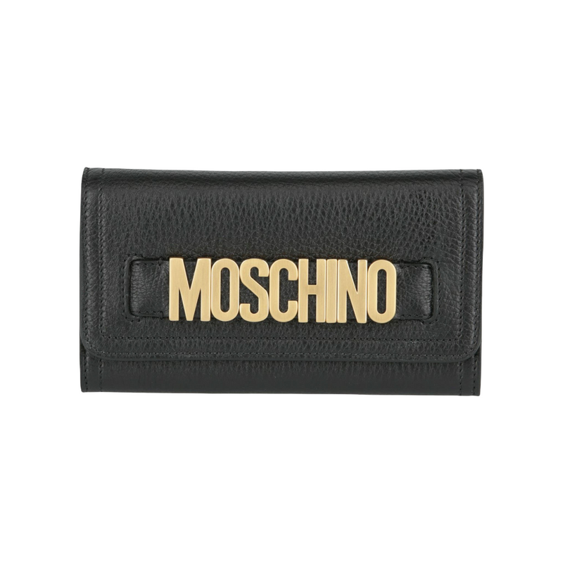 MOSCHINO LOGO LEATHER WALLET