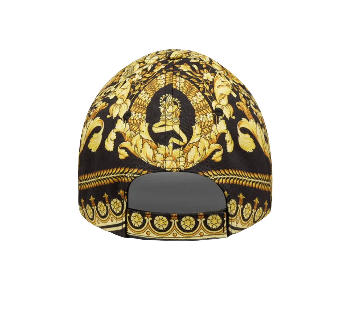 VERSACE BAROCCO PRINT LOGO CAP