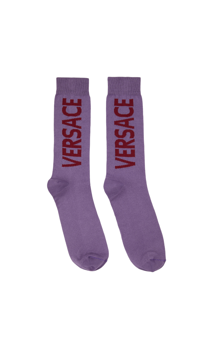 VERSACE SOCKS WITH VERSACE LOGO