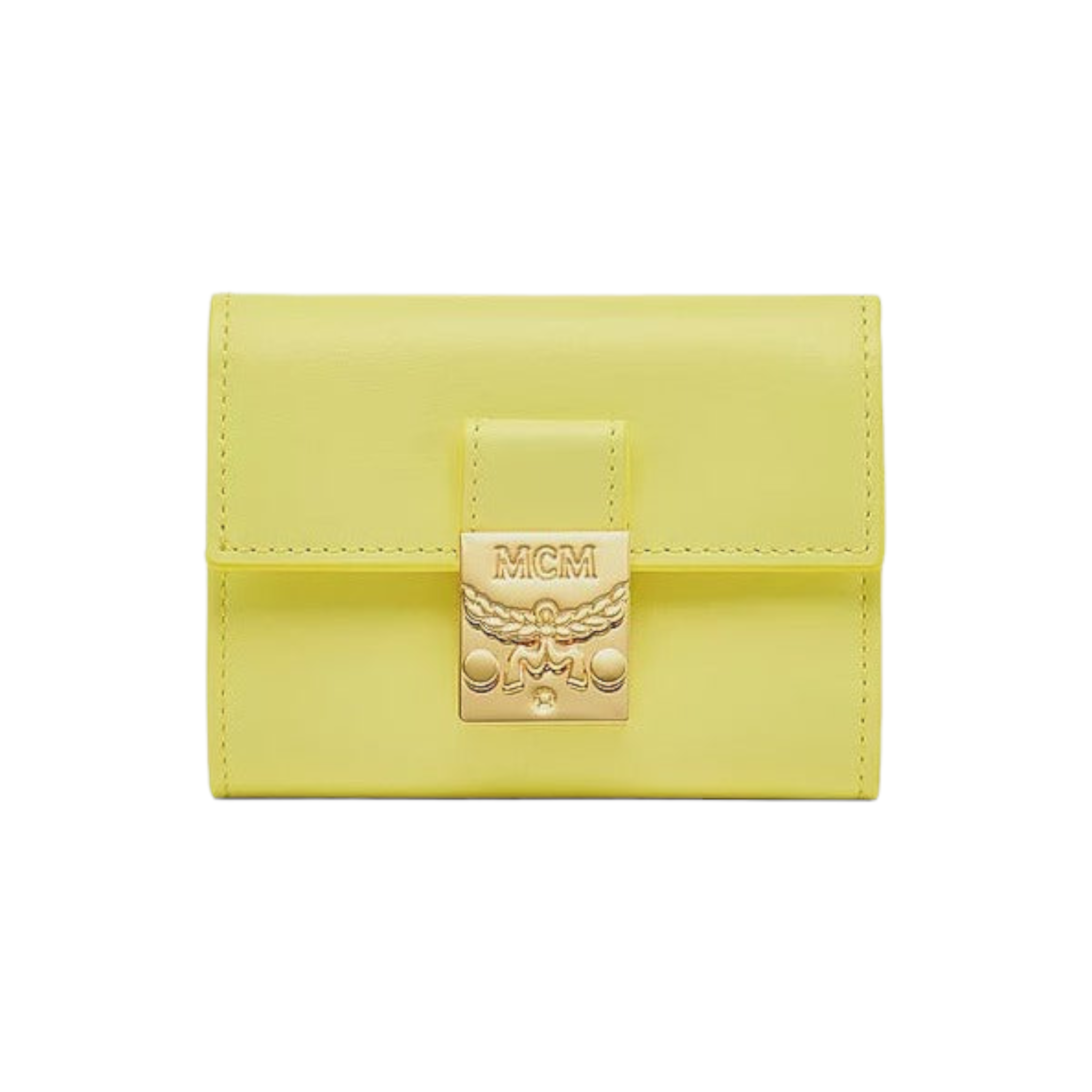 MCM MINI PATRICIA TRIFOLD YELLOW