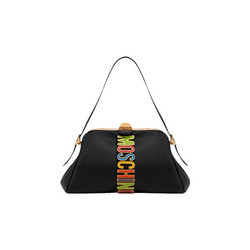 MOSCHINO MULTICOLOR LETTERING HAND BAG