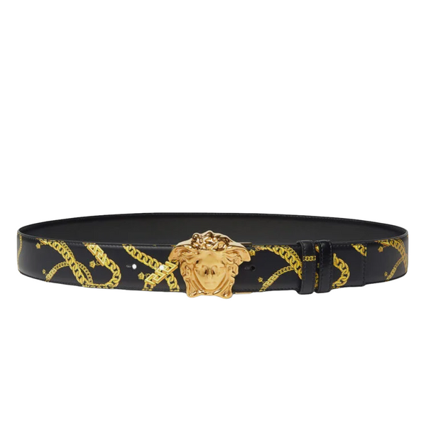 VERSACE LA MEDUSA CHAIN PRINT BELT