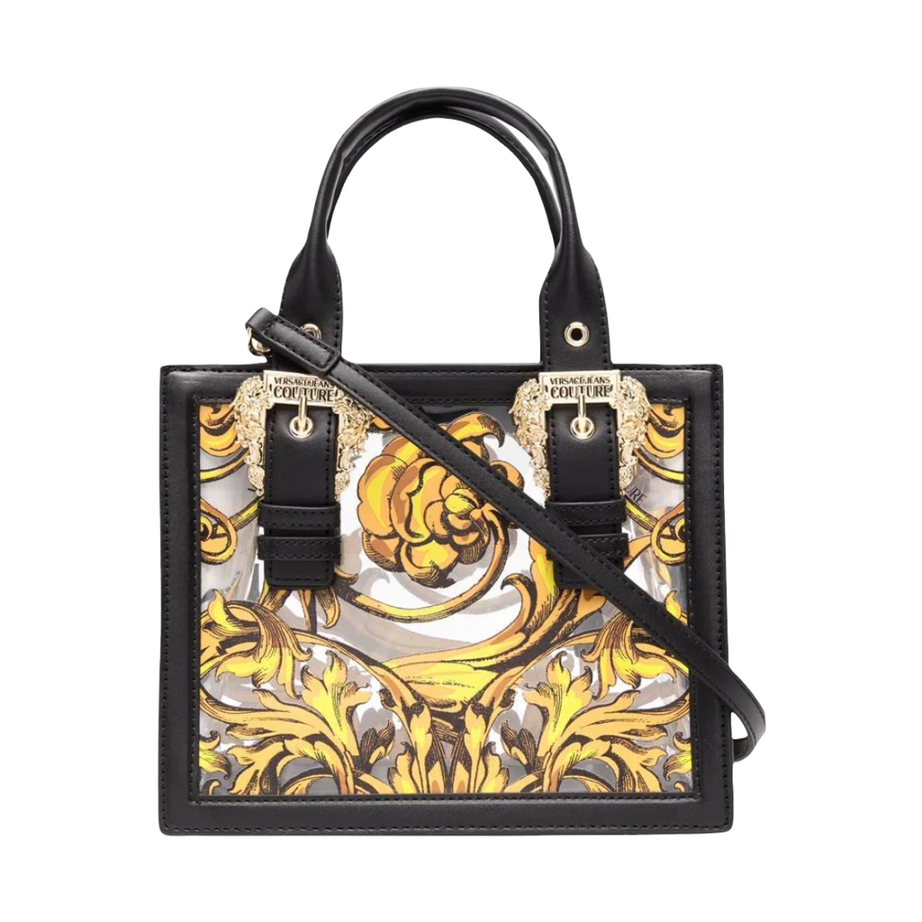 VERSACE JEANS COUTURE BAROCCO PRINT SMALL TOTE BAG – Enzo Clothing Store