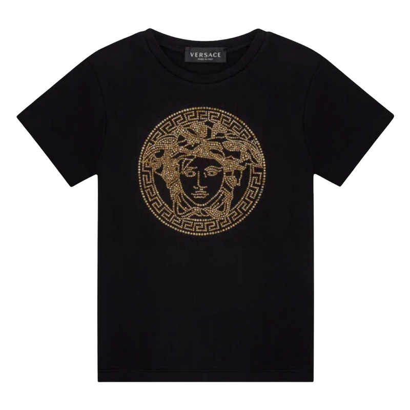 Versace black deals gold t shirt