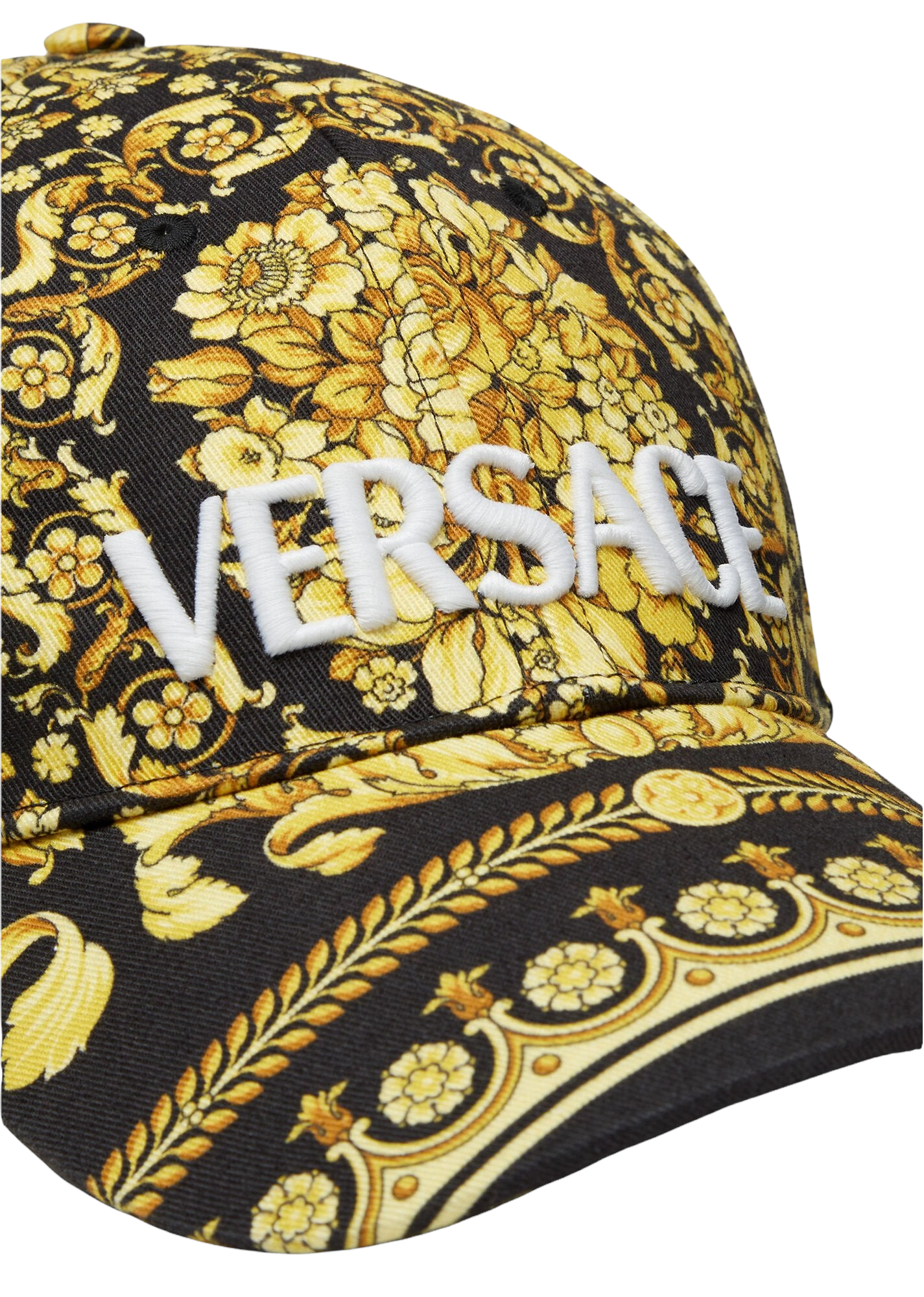 VERSACE BAROCCO PRINT LOGO CAP