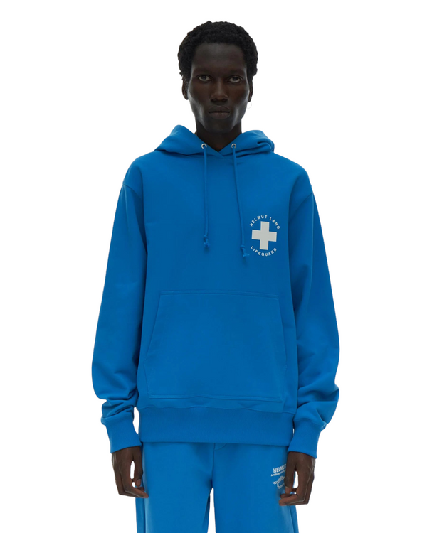 HELMUT LANG KNOTS HOODIE  GR4 CERULEAN