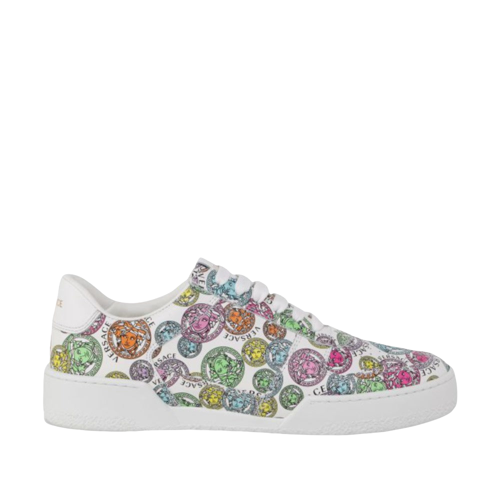 VERSACE SNEAKERS MULTICOLOR-BIANCO