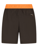 DOLCE&GABBANA Mid-length swim trunks with patch