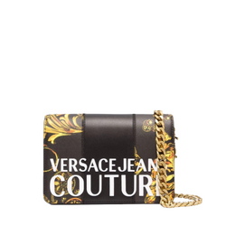 VERSACE JEANS COUTURE STRIPES PATCHWORK CROSSBODY