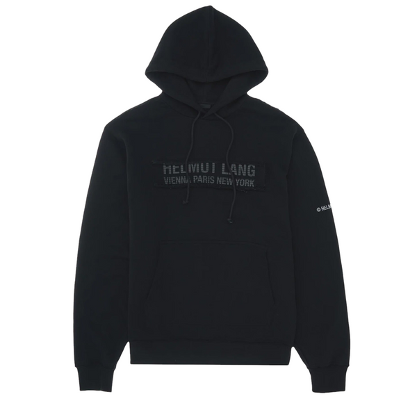 HELMUT LANG TRAPUNTO HOODIE BLACK