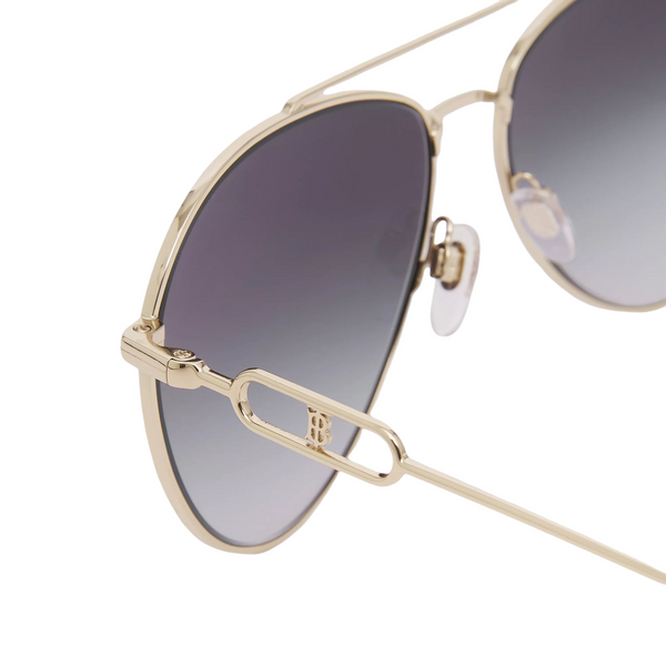 BURBERRY CARMEN SUNGLASSES LIGHT GOLD